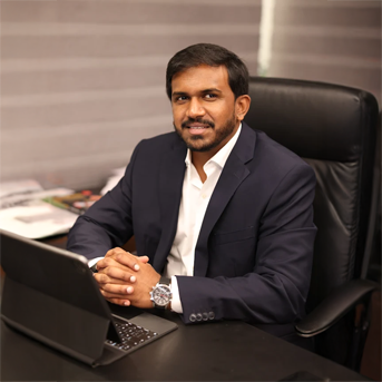 rajapushpa properties promoters - Director Mr.P.Bharath Raj Reddy