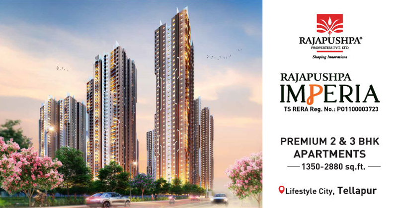 rajapushpa imperia - Premium Lifestyle 2 & 3 BHK Apartments, Tellapur