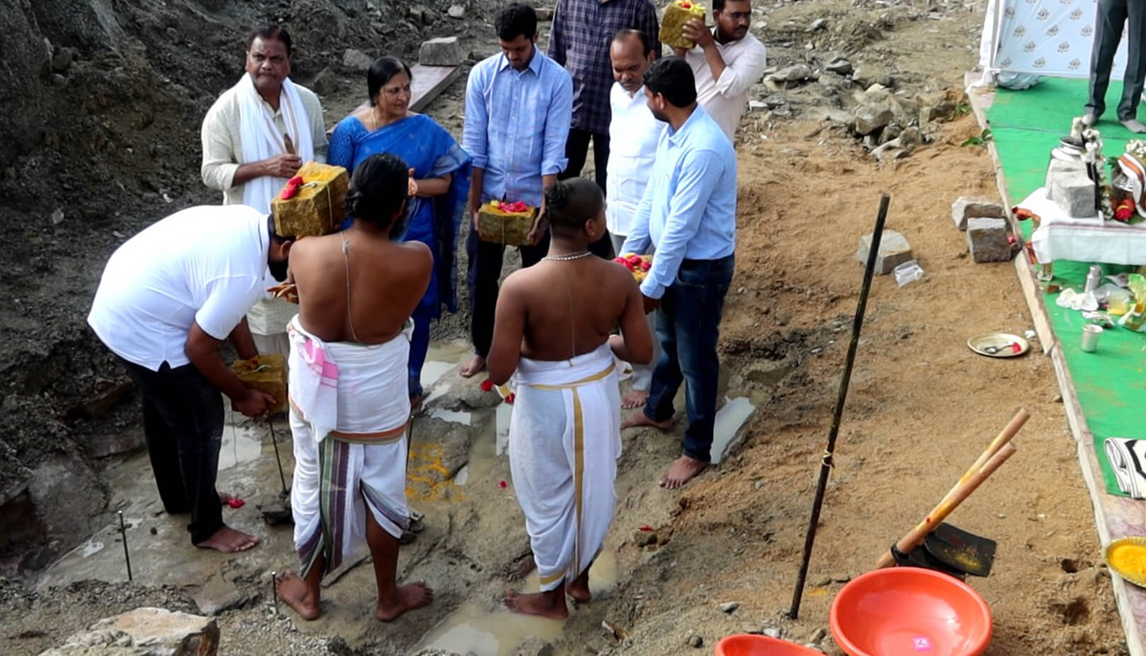 Rajapushpa Imperia Foundation Pooja