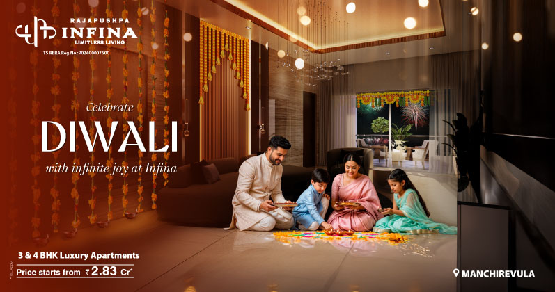 Rajapushpa Infina at Mancherevula - 3 & 4 BHK Apartments