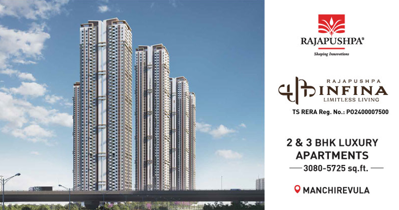 Rajapushpa Infina at Mancherevula - 3 & 4 BHK Apartments