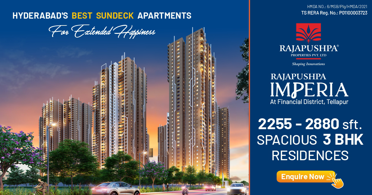 rajapushpa imperia - Premium Lifestyle 2 & 3 BHK Apartments, Tellapur