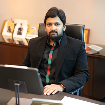 rajapushpa properties promoters - Director Mr.P.Sujith Reddy