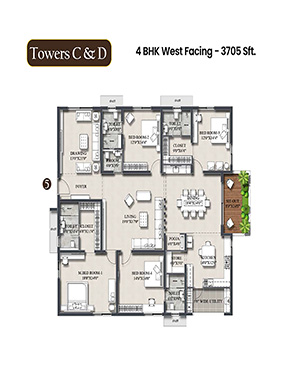 Rajapushpa Infina at Mancherevula - 3 & 4 BHK Apartments